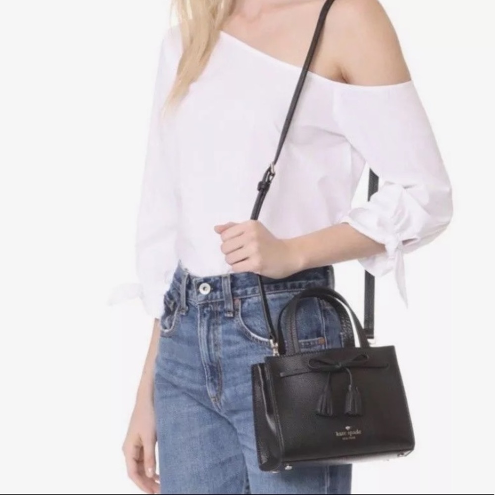 ➕NWT kate spade MINI isobel Hayes Street Black - Picture 5 of 6